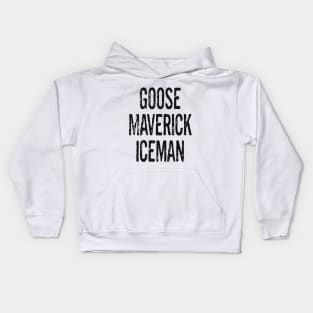 GOOSE, MAVERICK, ICEMAN Kids Hoodie